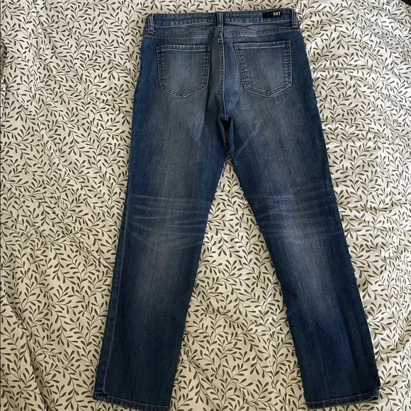 Kut from the Kloth Catherine Fab Ab High Rise Boyfriend Jeans Stretch Denim - Picture 3 of 16